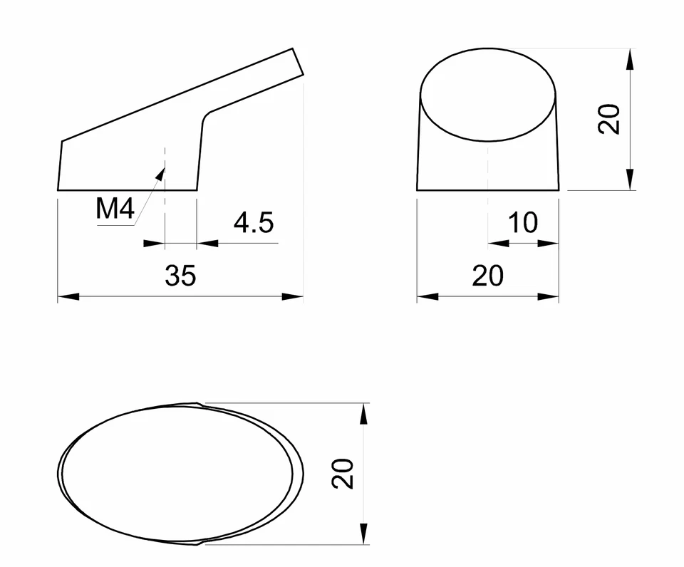 Möbelknopf Türknopf Schubladenknopf Knauf Knopf G017 - Bild 2 von 2