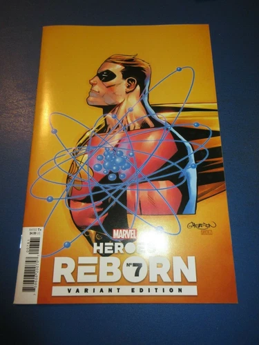 Heroes Reborn #7 1:25 Gleason Variant NM Gem Wow 