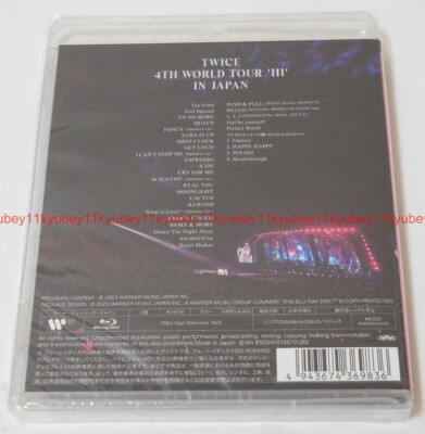 New TWICE 4TH WORLD TOUR III IN JAPAN Standard Edition Blu-ray