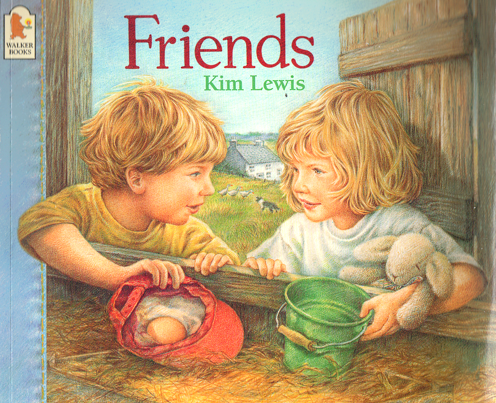 Friends - Kim Lewis -  Childrens Friendship Paperback Book, V.Good