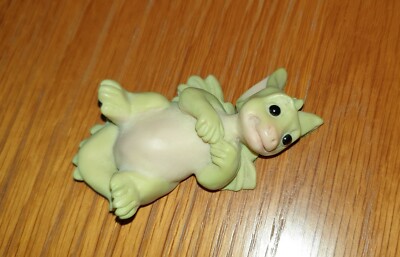 Taschendrache, Rub My Tummy, grün Ornament 