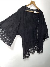 BNWTS NEXT CROCHET Beach Cover up size S Small Black
