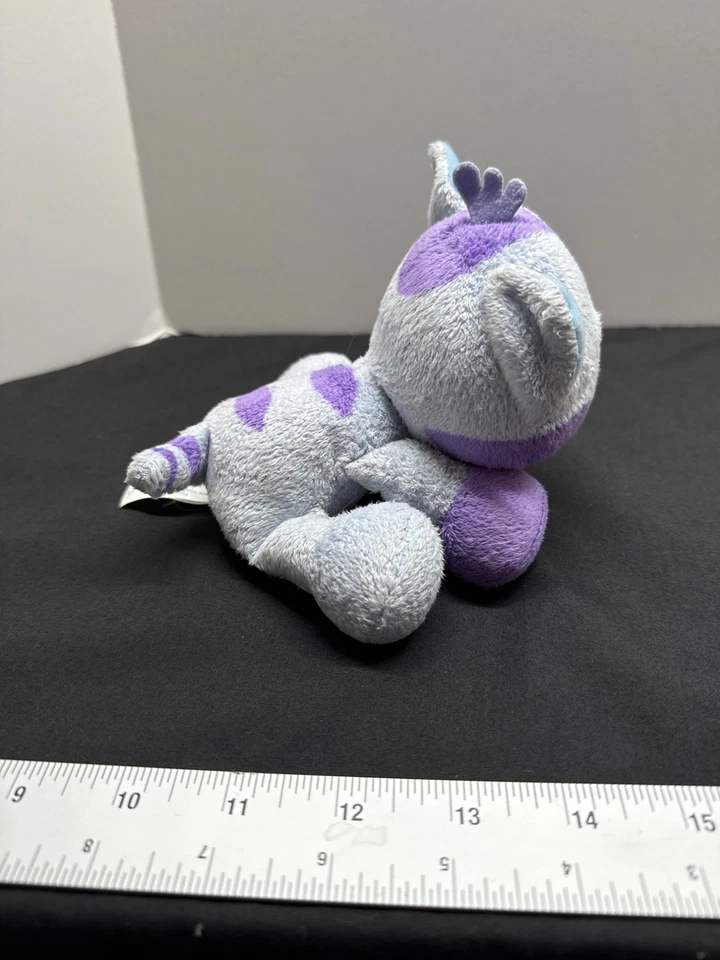 Fisher-Price 2002 Periwinkle Azul Púrpura Pequeño Peluche Gatito Gato Juguete Pistas Azules Foto 2 de 4