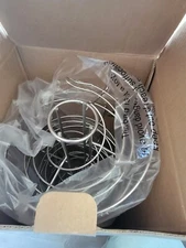 TopLife Spiral Design Silver Egg Dispenser Rack, Storage Display Rack