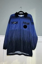 Official Sports International NISOA Referee XL Shirt Jersey Blue Long Sleeve