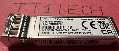 Finisar FTLF8538P5BCL 25GBASE-SR 25GbE SFP28 SR 100m LC over MMF Transceiver