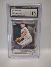 ⚾Graded GEM 2021 Bowman Chrome Ryan Cusick Rc #BDC27 CSG 10 Atlanta 1st Rookie