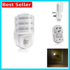 Plug-In PIR Night Light with Sensor – Super Bright LED for Hallways & Bedrooms