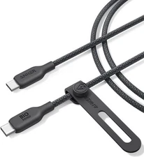 Anker 240W USB C Charging Cable 6ft Bio-Braided USB-IF Certified for Galaxy/Mac