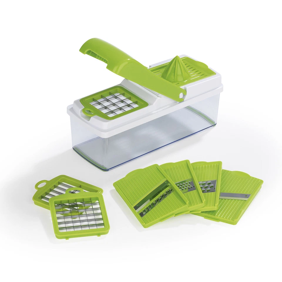 GOURMETmaxx 15-tlg. Obst Gemüse Multischneider Universalschneider Allesschneider