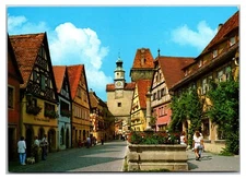 1980s- Rodergasse Lane - Rothenburg ob der Tauber - Germany Postcard (UnPosted)