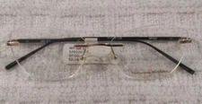 NEW Naturally Rimless Eyeglass Frames Eyeglasses WF NR 371 SFGD 52-16-138 Gold