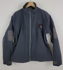 NWOT AGM Global Vision M Hunting Fleece Grey Jacket Full Zip Free Ship