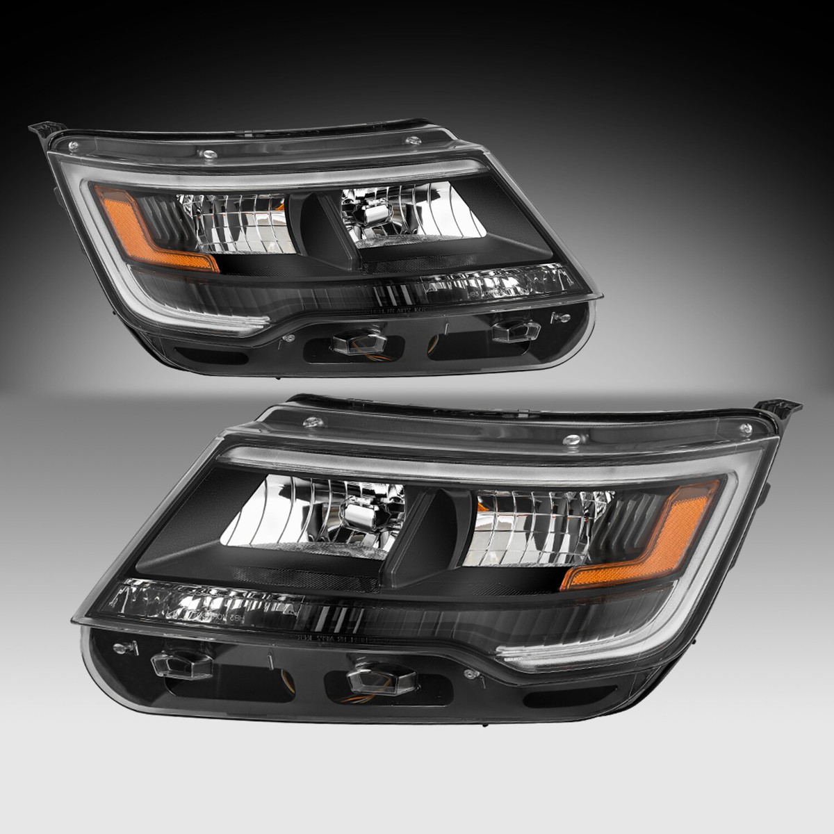 For 2016-2019 Ford Explorer Sport/Limited/XLT/Platinum Black LED
