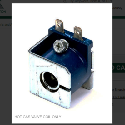 #ad HOT GAS VALVE COIL ONLY #1011514 40 $128.44