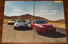 MAZDA MIATA MX-5 CUP MAGAZINE ARTICLE AUTOMOBILE MAG FOUR TIMES A RACER