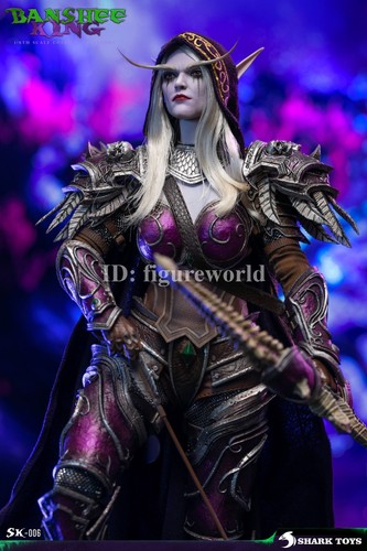 SHARK TOYS SK-006 1/6 Banshee King Female Action Figure Model Toy Movable Eyes - Picture 13 of 16