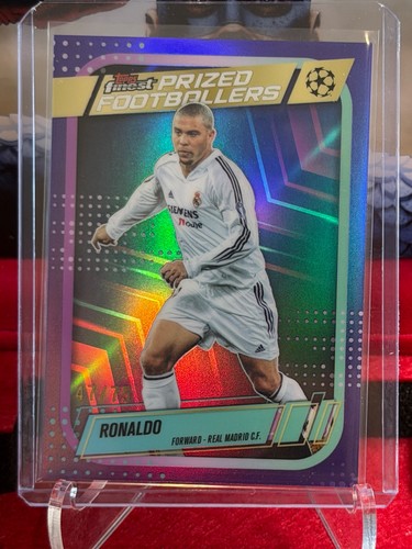 2025-26 Topps Finest UCC Ronaldo Prized Footballers Purple /75