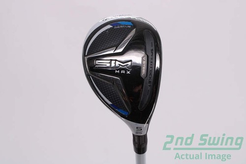 Mint TaylorMade SIM MAX Hybrid 5 Hybrid 25° Graphite Ladies Right 38.75in