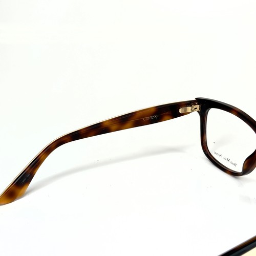 CHRISTIAN DIOR Envol CD3290 3290 Havana Black Square 52mm Optical Eyeglasses - Picture 2 of 10