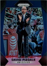 2017-18 Panini Prizm Prizms Blue #210 David Fizdale CO /199 - BSK