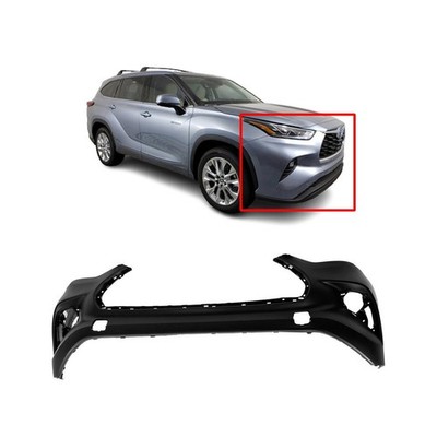 Front Bumper Cover For 2020-2022 Toyota Highlander Primed