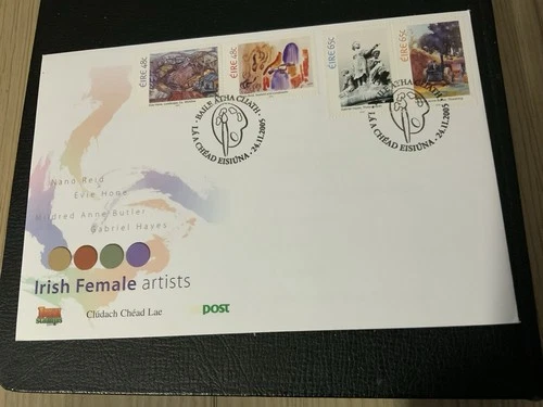Ireland 2005 #1593-1596 Irish Female Artists - FDC