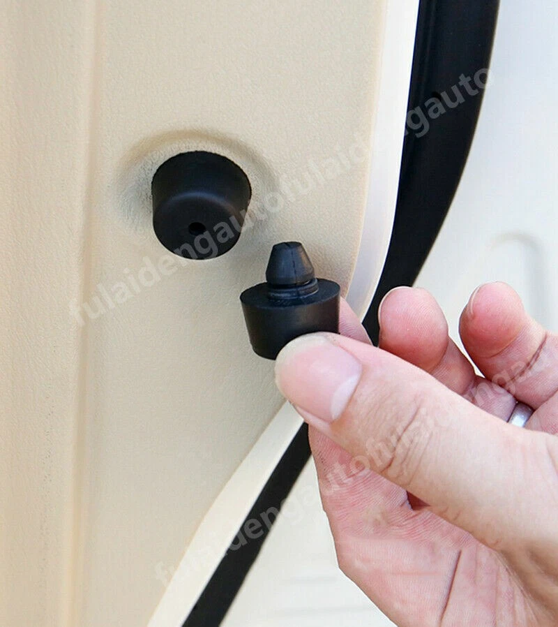 For Nissan Armada 2011-2025 Black Rubber Car Door Guard Cushioning Granular Pad Foto 2 de 4