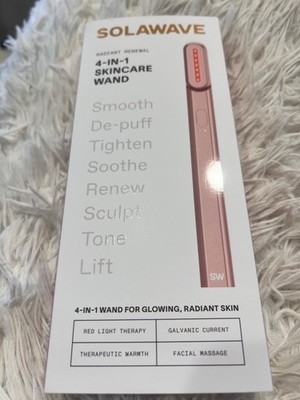 Solawave Radiant Renewal Skincare Wand, (Rose Gold)