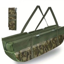 Large Folding Mesh Weigh Sling Carp Catfish Coarse Fishing Retainer Bag Kit