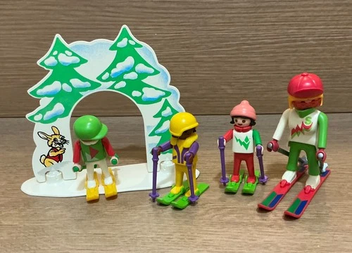 Playmobil 3687 Ski School Set Complete No Box VINTAGE 1991