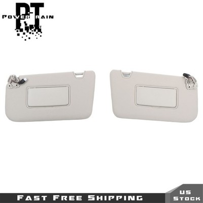 For Nissan Rogue X-Trail 2014 2015-2020 Left Right Sun Visors W/ Vanity Mirror