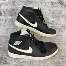 Air Jordan 1 Retro Mid 554724-038 Black White Men\'s Size 11.5 - 2017 Air Jordan 1 Retro Mid  main image 4