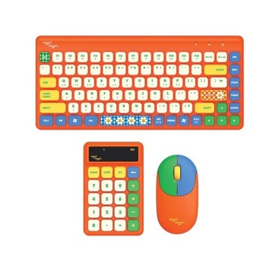 Wiggle Wiggle X ABKO Wireless Keyboard Numpad & Mouse 3-in-1 Set Korean/English