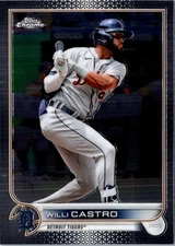 2022 Topps Chrome Willi Castro #173 Detroit Tigers Baseball Card