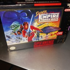 Super Star Wars The Empire Strikes Back Super Nintendo SNES Game in Box w Manual