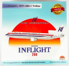 InFlight 200 Lockheed L-1011-385-1 TriStar Rich International 1/200 Scale Die...