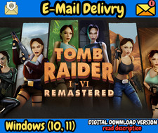 Tomb Raider I-VI Remastered PC Windows Game Fast Delivery