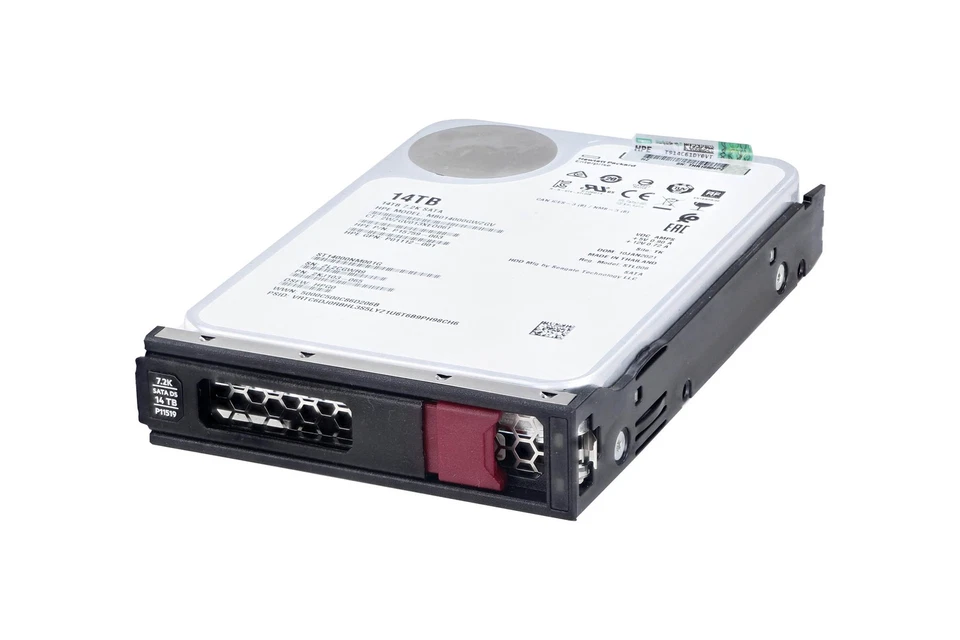 HP 14TB SATA 7.2k 3.5" 6G Hard Drive P11519-001, ST14000NM001G | 1 Year Warranty