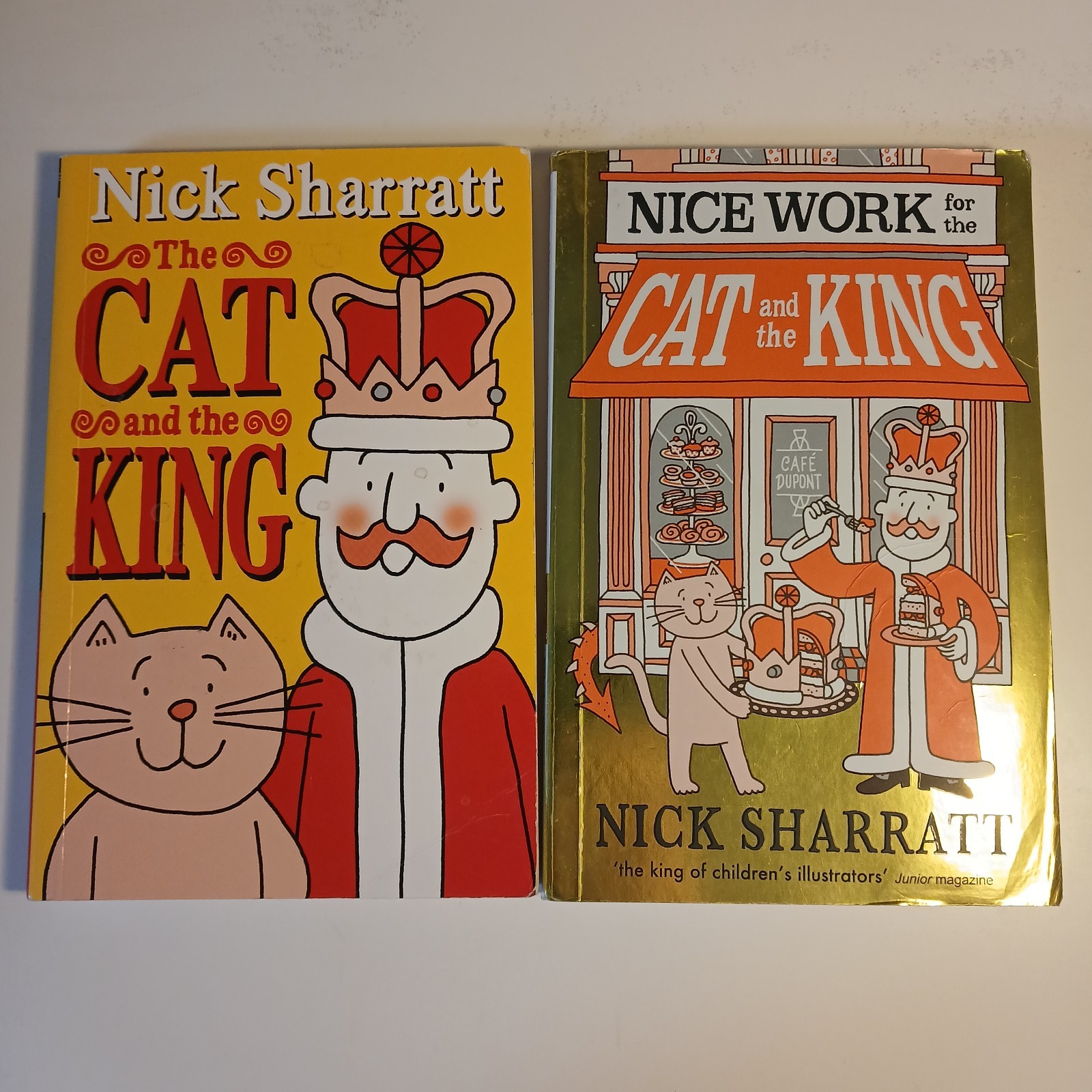 Nice Work for the Cat and the King By Nick Sharratt NEW Colour Childrens Book