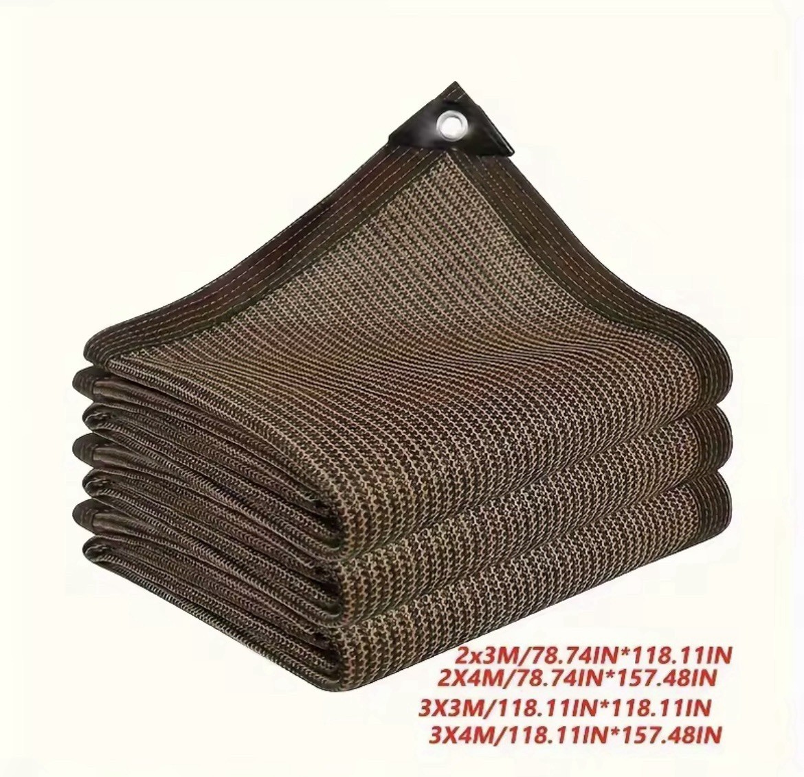 Tenda a Vela Quadrata Ombreggiante Telo Uv Rete Parasole per Esterni Ombra - Miniatura 3