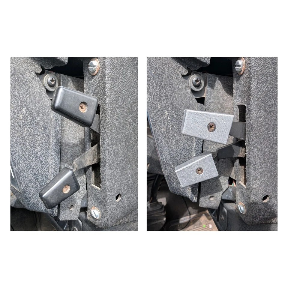 Land Rover Defender Heater Knobs - Interior Controls Upgrade Set of 3 Silver - Image 4 of 4