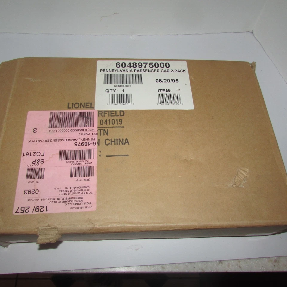 American Flyer 6-48975 S Gauge Pennsylvania Railroad Passenger Car Set LNOB!!!! - Image 4 of 4