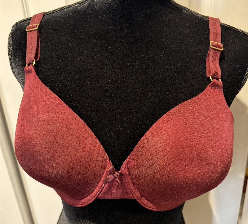 VANITY FAIR 38C T-Shirt Underwire Purple Bra 75312