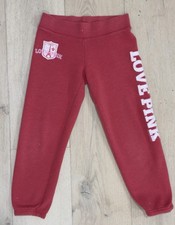 Victorias Secret PINK Vintage Jogger Sweatpants Love Pink Logo SIZE XS 28x24