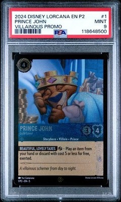 disney villainous lorcana promo card Disney Villainous Introduction To Evil and D23 Lorcana EN5 Cold Foil Promo Card