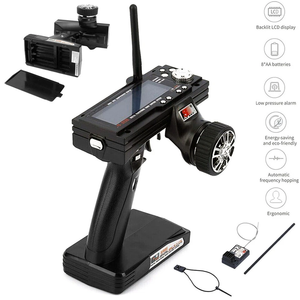 FlySky FS-GT3B 2.4G Radio Control Digital Transmitter & Receiver RC Car Drone UK - Image 4 of 4