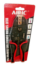 Heavy Duty Crimping Tool For Heat Shrink Connectors - Ratcheting Wire Crimper