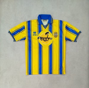 Maillot ASICS Hellas Verona 2010-2011 – Extérieur Jaune – Taille L – N°10