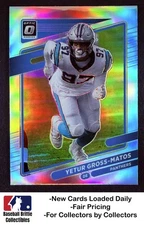 2021 Donruss Optic #161 Yetur Gross-Matos Holo Carolina Panthers